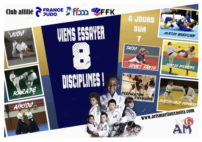 Affiche 8 disciplines AMNG