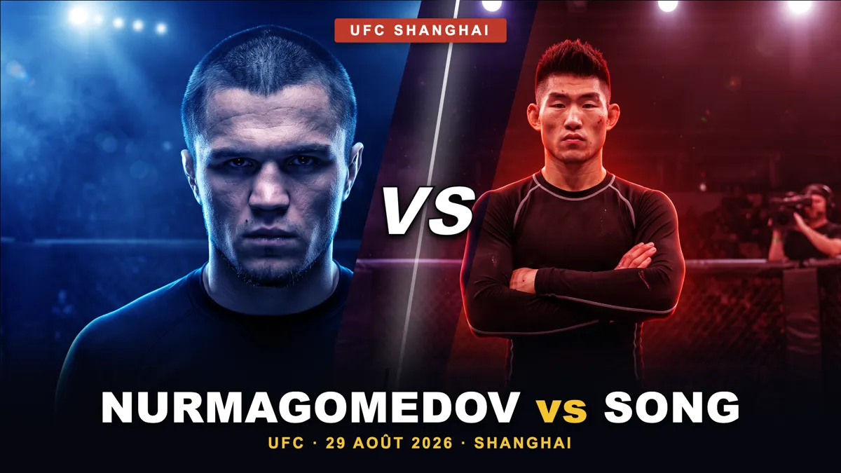 Affiche UFC Shanghai : Umar Nurmagomedov contre Song Yadong le 29 août 2026