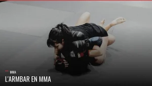 Clé de bras armbar en MMA