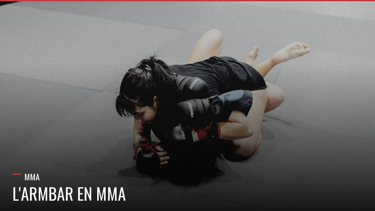 Clé de bras armbar en MMA