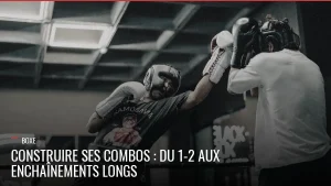 Travail aux pattes d'ours en boxe, combos