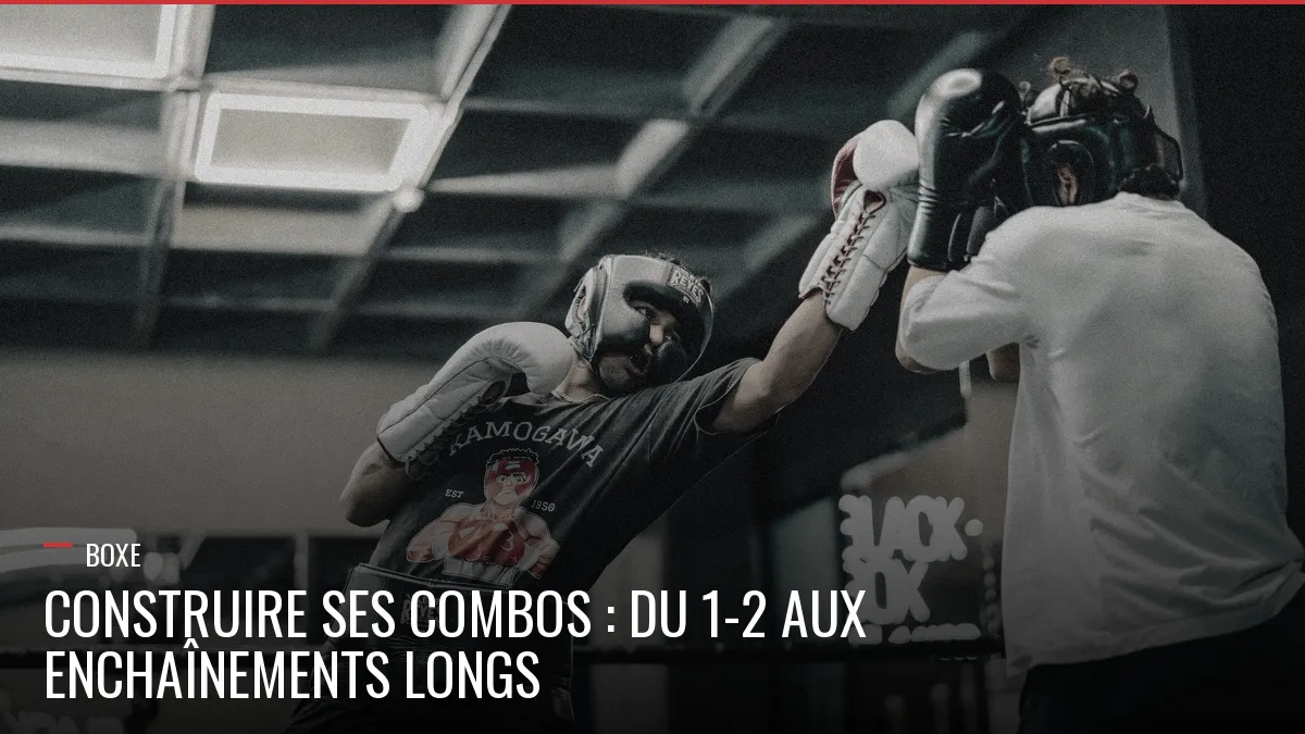 Travail aux pattes d'ours en boxe, combos