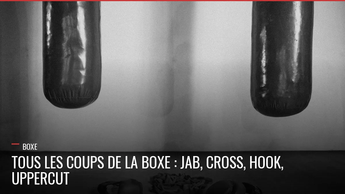 Sparring de boxe, jab cross hook uppercut