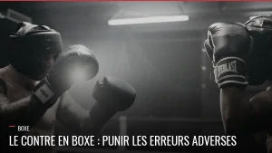 Deux boxeurs face à face sur le ring, gants levés — le contre en boxe