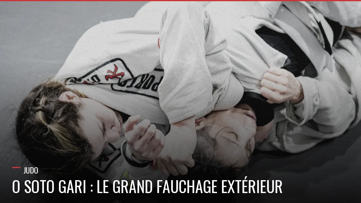Grand fauchage extérieur au Judo, o soto gari