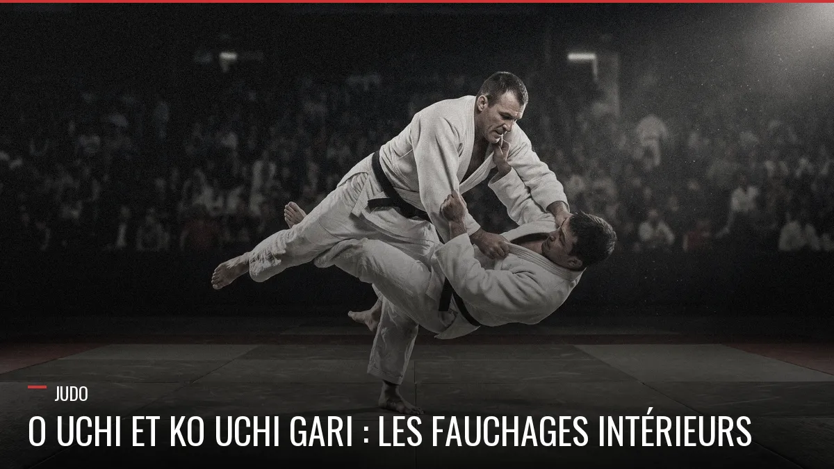 Fauchage intérieur au Judo, o uchi gari