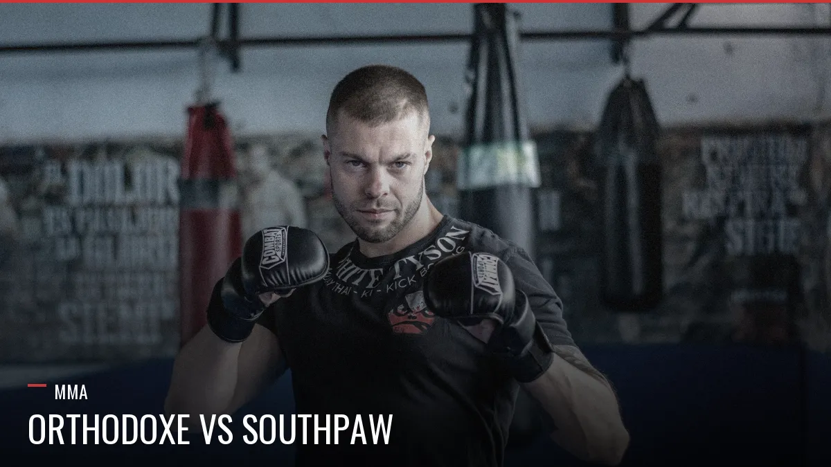 Orthodoxe vs southpaw en MMA