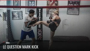 Question mark kick en MMA