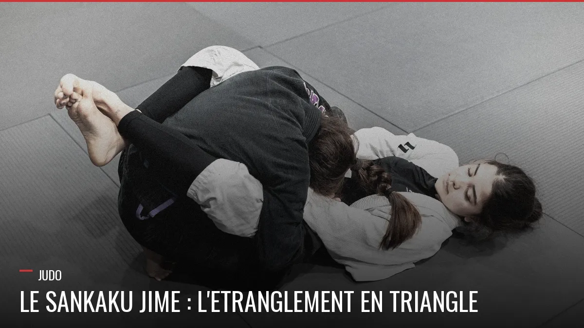 Étranglement en triangle sankaku jime au Judo