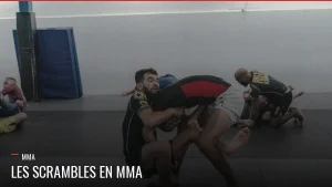 Scrambles et transitions en MMA