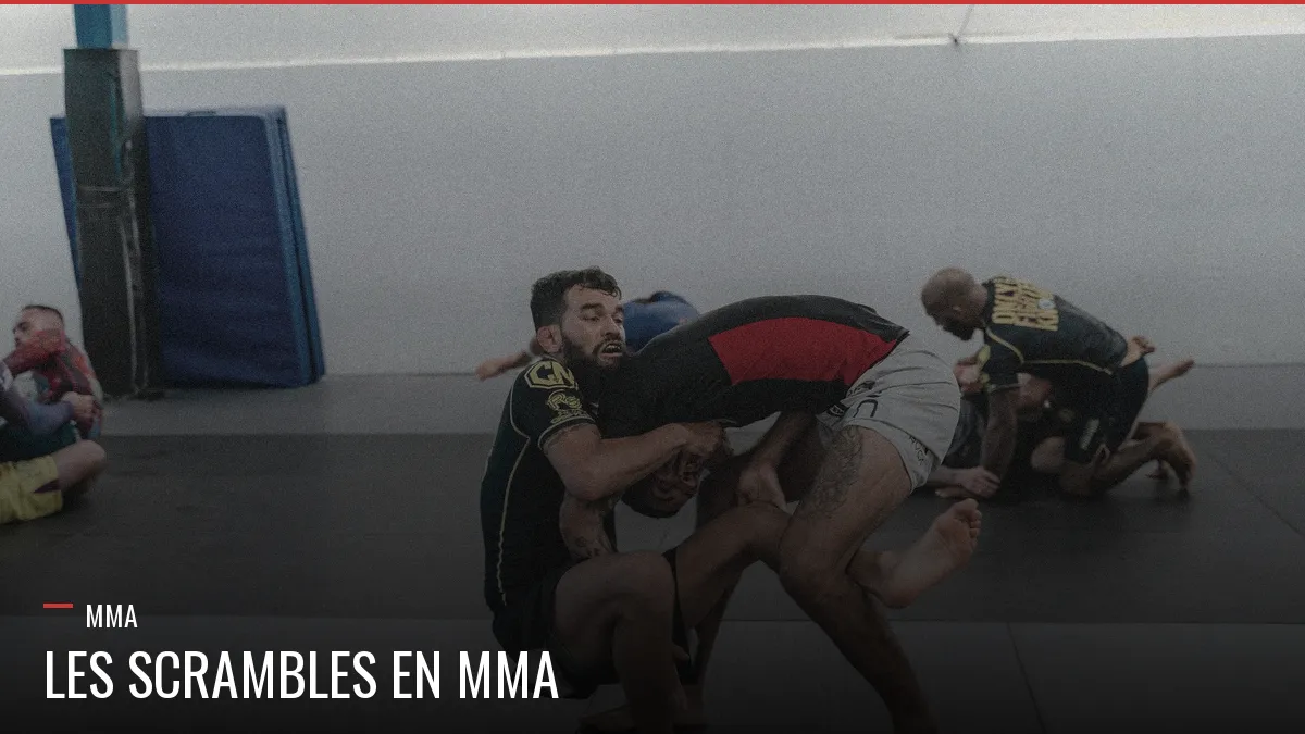 Scrambles et transitions en MMA