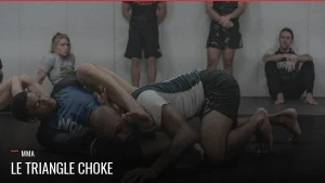 Triangle choke en MMA