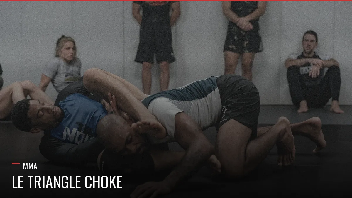 Triangle choke en MMA