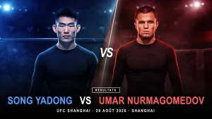 Affiche UFC Shanghai : Song Yadong contre Umar Nurmagomedov à Shanghai le 29 août 2026
