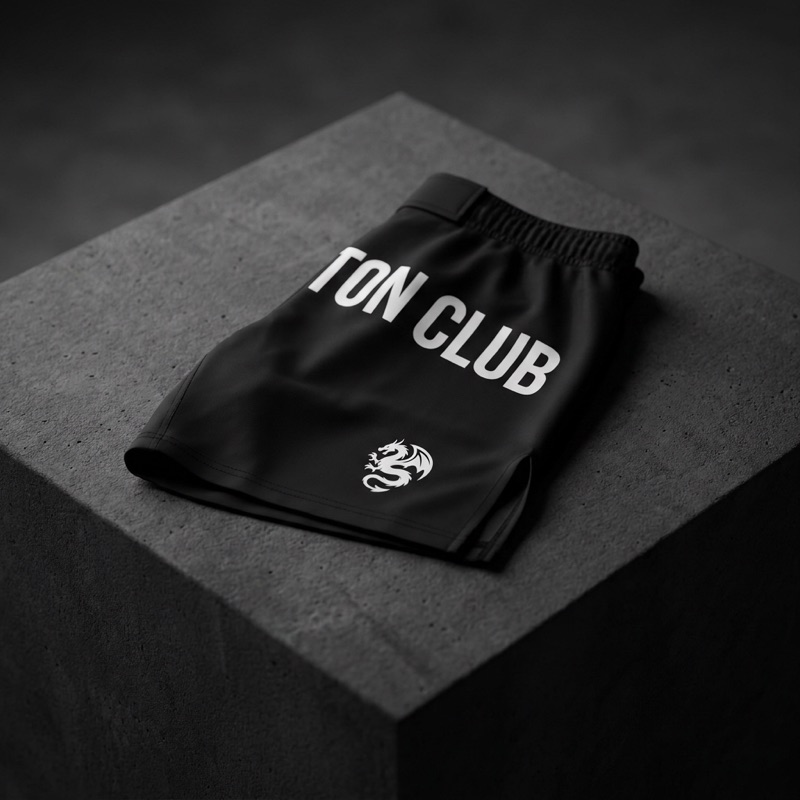 Short de combat personnalisé au logo du club